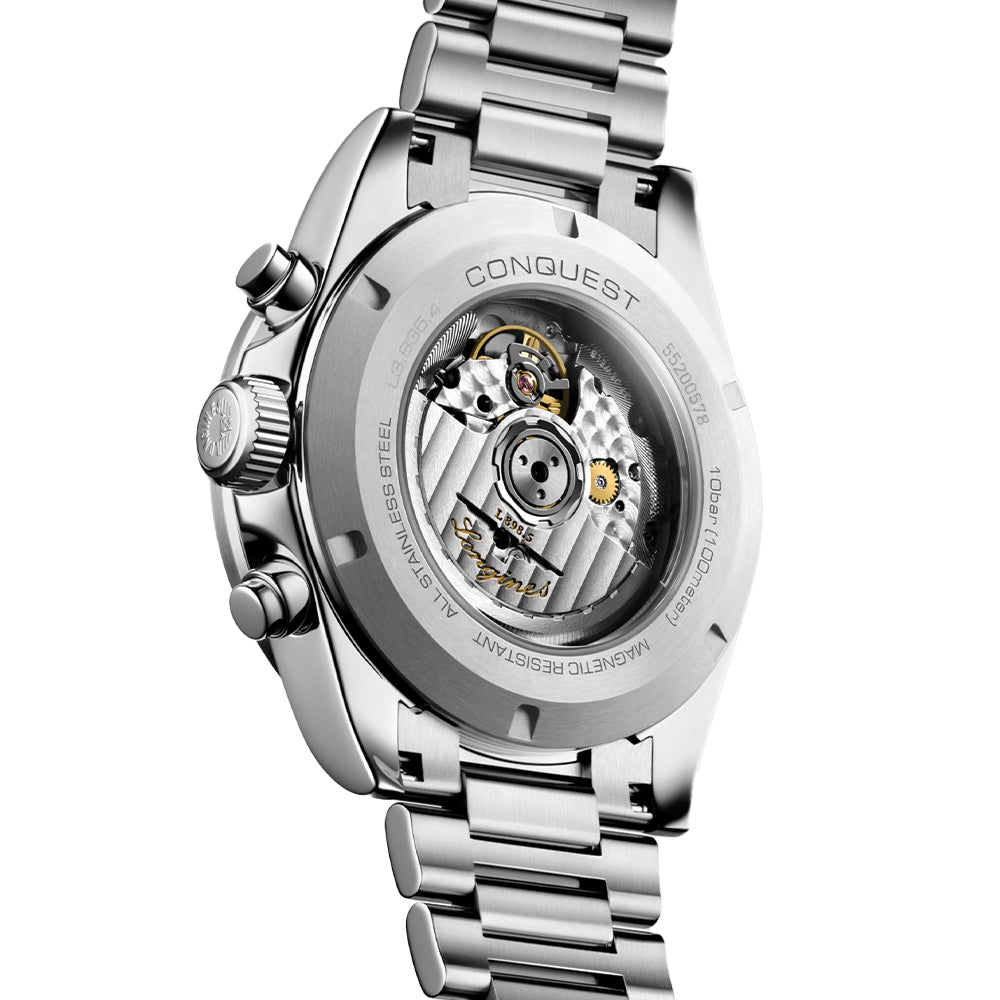 Conquest Automatic Chronograph 42mm - Gold on Bracelet