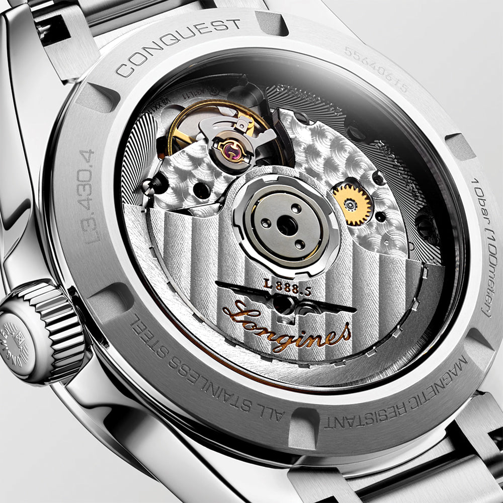 Conquest 34mm - Sunray Blue on Bracelet
