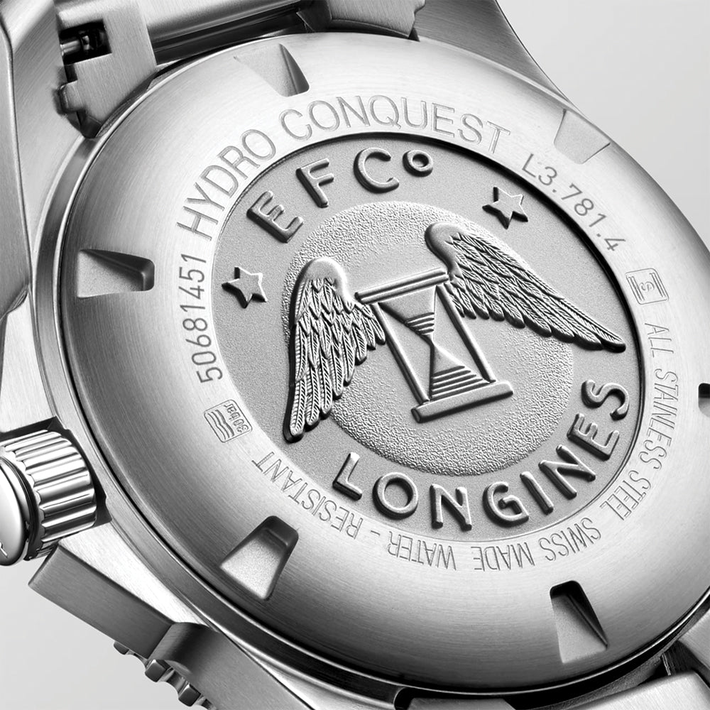 HydroConquest 41mm - Sunray Blue on Bracelet