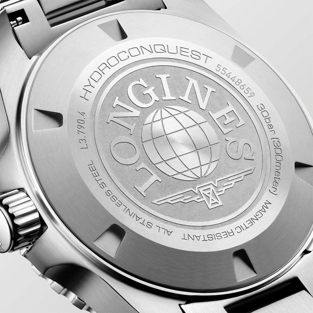 HydroConquest GMT 41mm - Blue on Bracelet