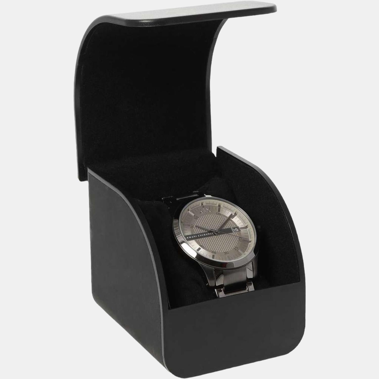 Armani Exchange Hampton AX2194 Men's Chronograph – Grey Dial with Matching Grey Stainless Steel Strap
