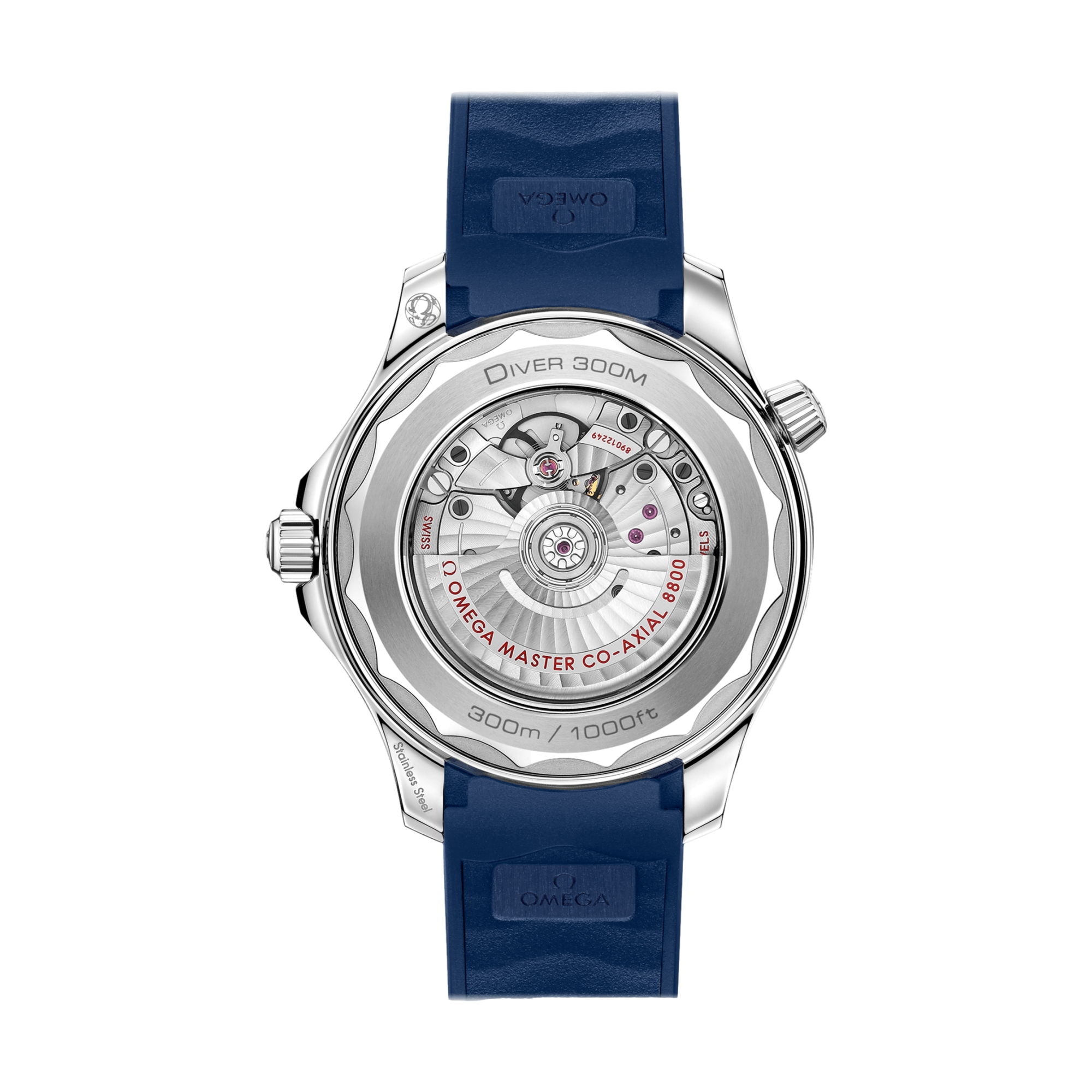 Seamaster Diver 300M 42mm - Blue on Rubber Strap