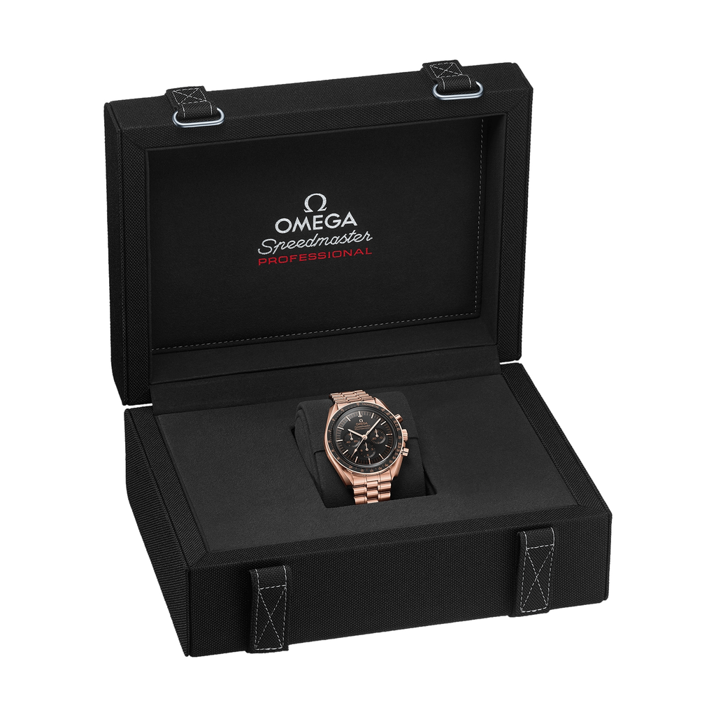 Speedmaster Moonwatch Professional Sapphire Sedna Gold 42mm - Black on Bracelet